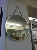 Art Deco Circular Wall Mirror