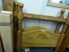 Pine Single Bed Base