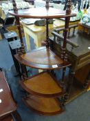 Mahogany Corner What-Not