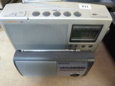 Roberts R983 Radio & Small Sony Radio