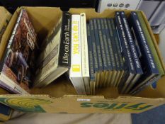Box Containing Assorted Hard Backed Books