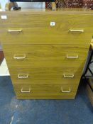 Teak Chest of 4 Drawers