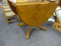 Pine Drop Leaf Dining Table