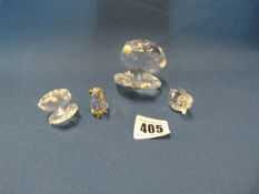 Swarovski Small Duck - 2 Shells & Koala Bear