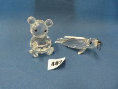 Swarovski Teddy Bear & Seal (Both At Fault)