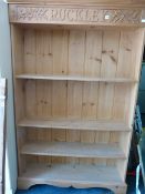 Large Pine Bookcase
