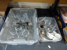 2 Boxes of Glassware
