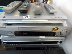 Panasonic DVD Recorder - Panasonic Super Drive Video Player - Bush DVD/CD Player etc All with Remote