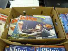 Box Containing a Large Quantity of Ship's Monthly Magazines