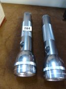2 Large Mag Light Torches