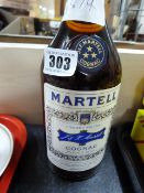 Bottle of Martell Cognac