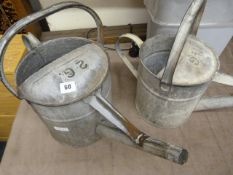 2 Aluminium Water Cans