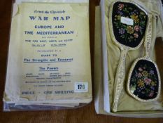 Dressing Table Set & Collection of Wall Maps