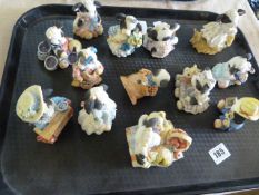 Collection of Moo Moo Figures