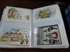 Postcard Album & Contents