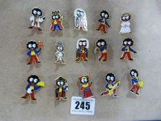 Collection of Golliwog Badges