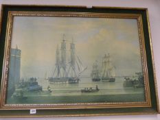 Gilt Framed Marine Print
