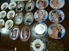 Large Collection of Princess Diana Princess of Wales Cabinet Plates