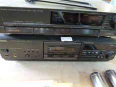 Technics Stereo Cassette Desk & Quartz Synthesizer