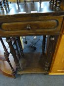 Oak Telephone Table