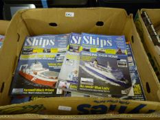 Box Containing a Large Quantity of Ship's Monthly Magazines