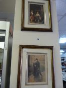 2 Framed Reproduction Victorian Prints
