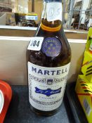 Bottle of Martell Cognac