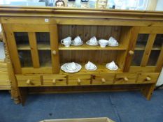 Pine Display Cabinet