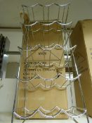 15 Bottle Chrome Wine Rack