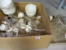 Assorted Laboratory Glass & Porcelain Ware