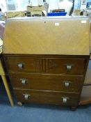 Oak Fall Front Bureau