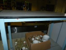 High Level Metal Framed Laboratory Bench with Heat & Chemical Resistant Top