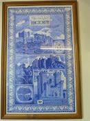 Framed Ringtons Tea Towel