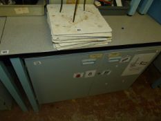 High Level Metal Framed Laboratory Bench with Heat & Chemical Resistant Top