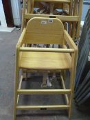 Beech High Seat Chair