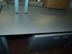 High Level Metal Framed Laboratory Bench with Heat & Chemical Resistant Top