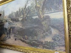 Large Gilt Framed Print