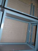 4 High Level Tables on Box Section Frames with Heat Resistant Tops