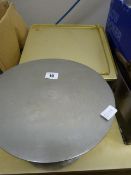 Stainless Steel Cake Stand & Aluminium Trays