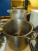 Large Aluminium & Stainless Steel Pan