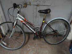 Lady's Enterprise Pro Bike Mountain Cycle - Burgundy & Silver