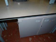 High Level Metal Framed Laboratory Bench with Heat & Chemical Resistant Top