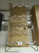 15 Bottle Chrome Wine Rack