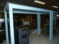 High Level Metal Framed Laboratory Bench with Heat & Chemical Resistant Top