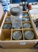 Box of Preserve Jars