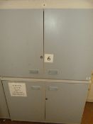 2 Grey Shelved Mobile Storage Units