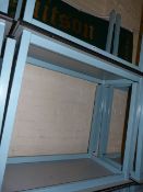 4 High Level Tables on Box Section Frames with Heat Resistant Tops