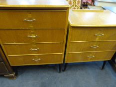 2 Teak Chests of Drawers