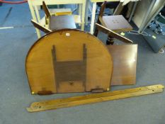 Mahogany Extending Dining Room Table