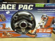 Race Pack X-Box & Playstation Compatible Arcade Experience Racing Accessories